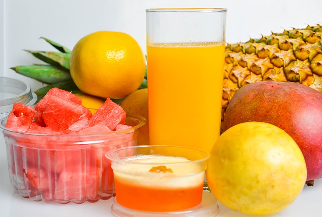 Fruits, Juice, Pineapple, Mango